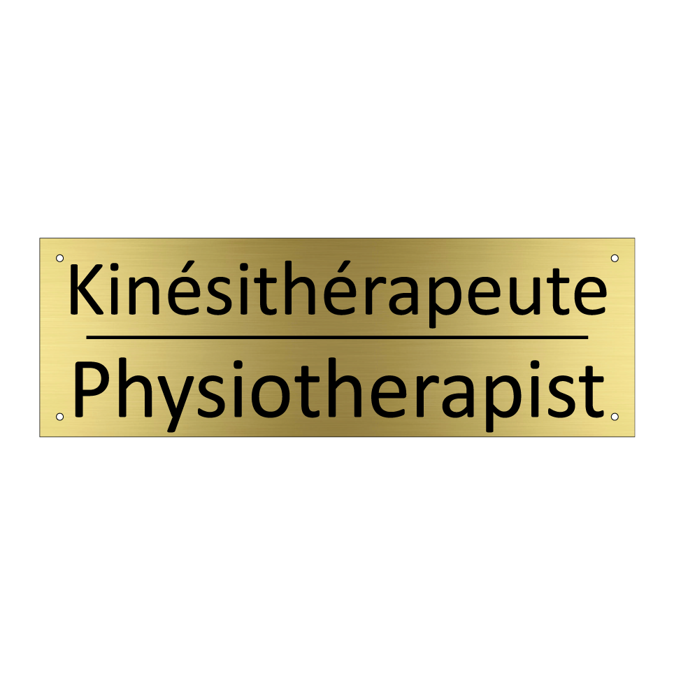 Kinésithérapeute - Physiotherapist