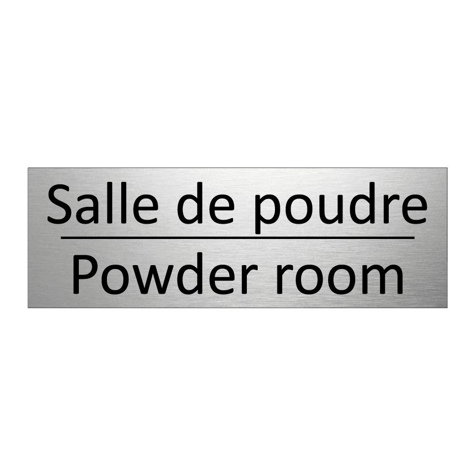 Salle de poudre - Powder room