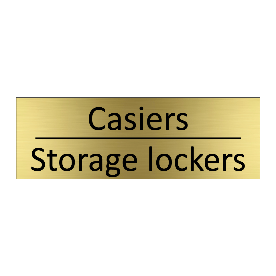 Casiers - Storage lockers