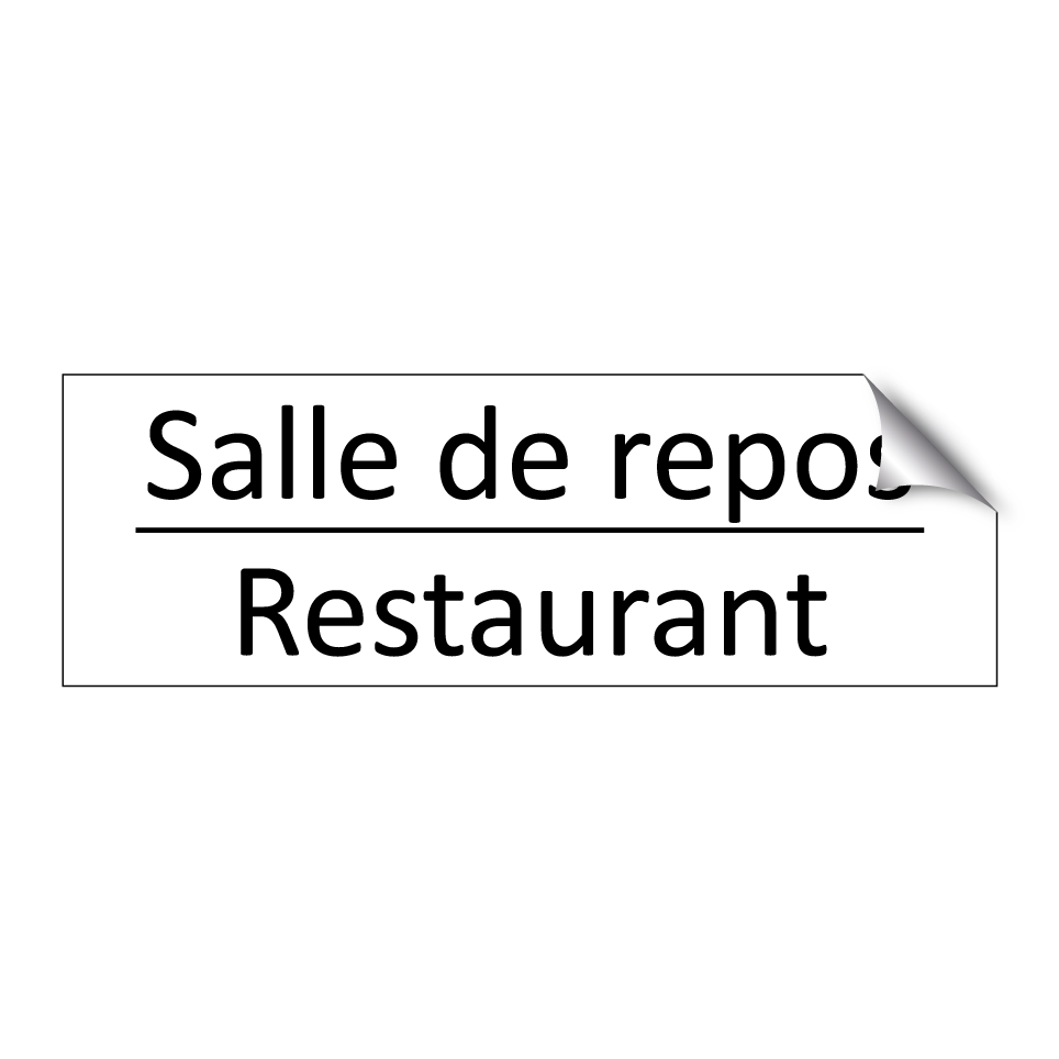 Salle de repos - Restaurant