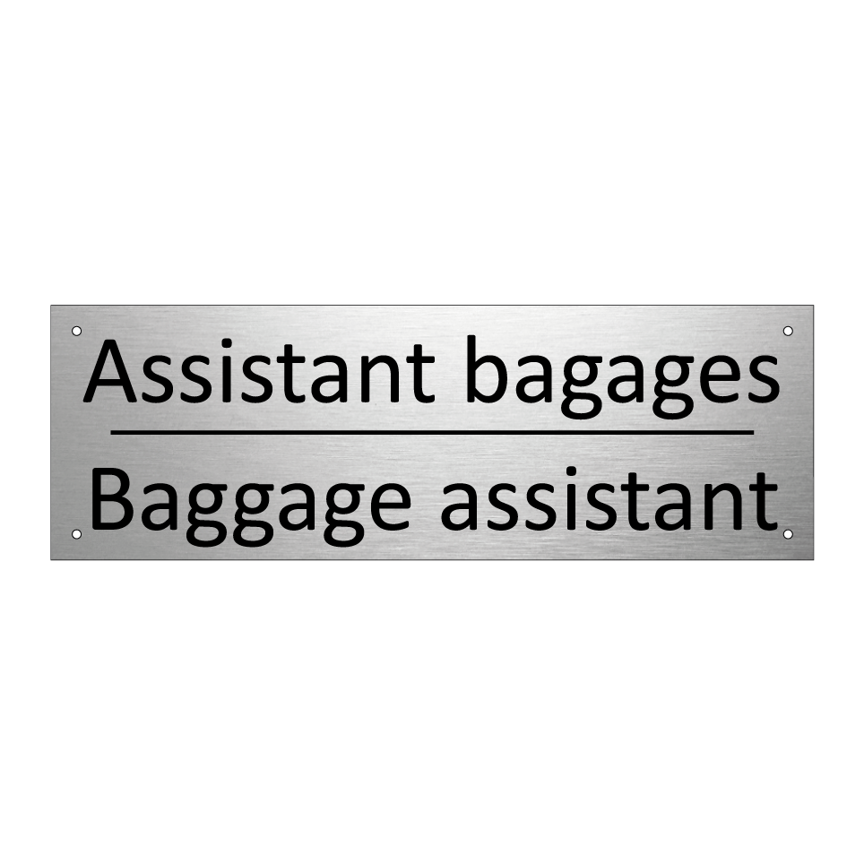 Assistant bagages - Baggage assistant