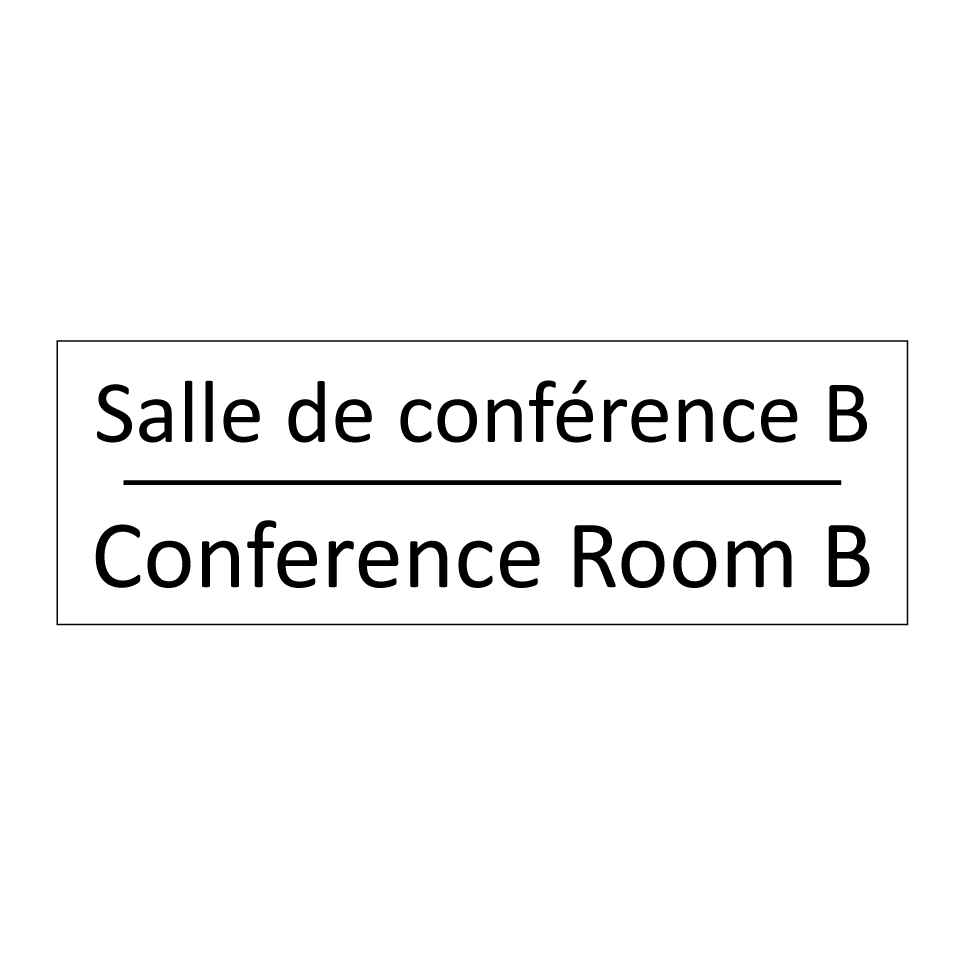 Salle de conférence B - Conference Room B