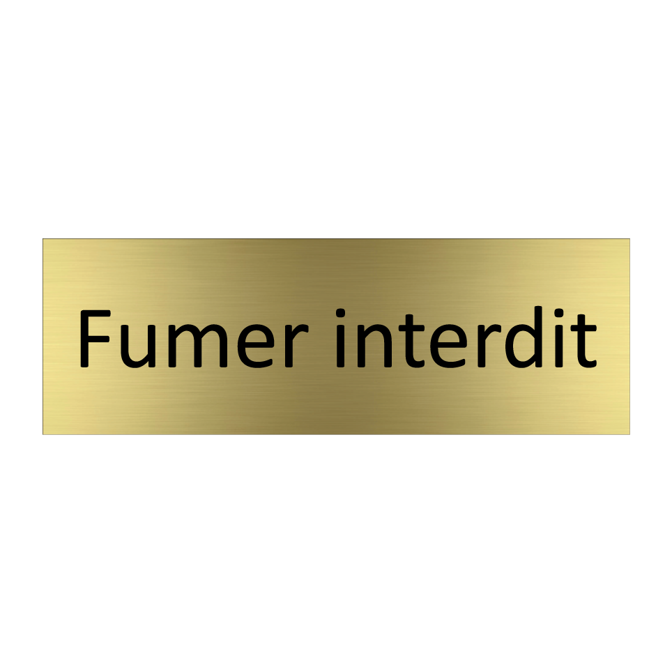 Fumer interdit