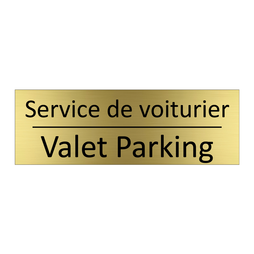 Service de voiturier - Valet Parking