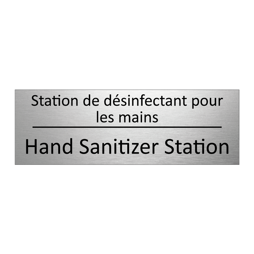 Station de désinfectant pour les  /.../ - Hand Sanitizer Station