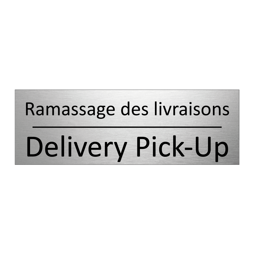 Ramassage des livraisons - Delivery Pick-Up