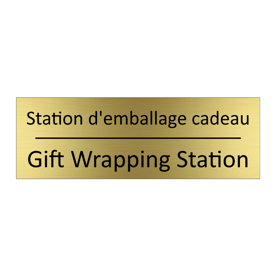 Station d'emballage cadeau - Gift Wrapping Station