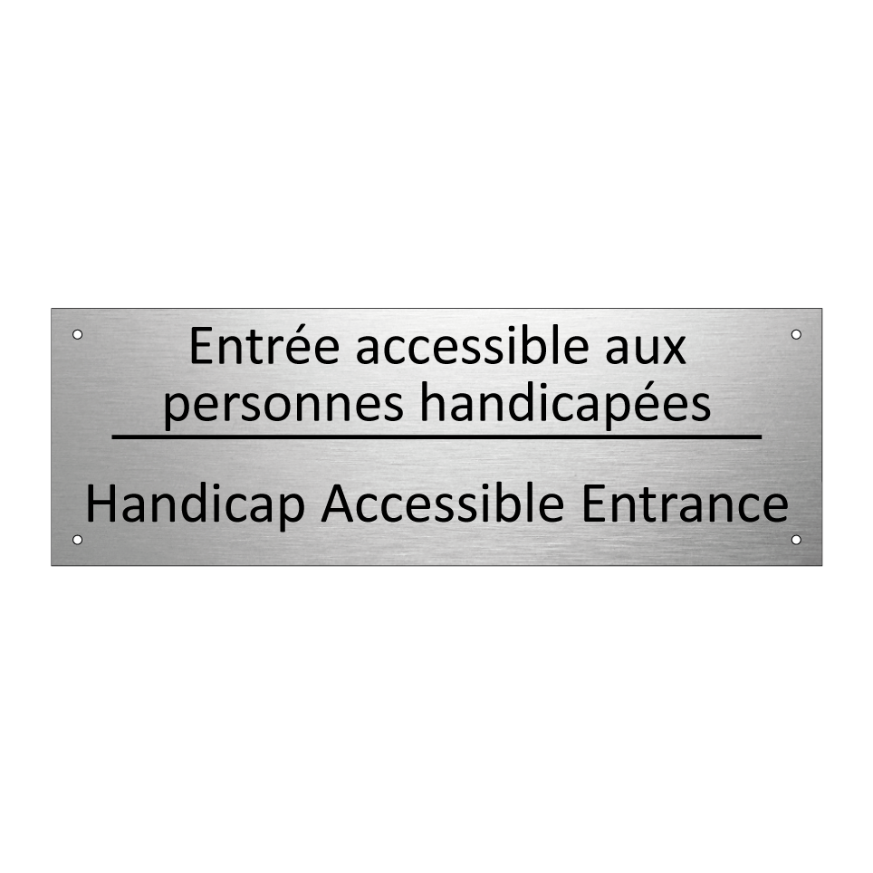 Entrée accessible aux personnes  /.../ - Handicap Accessible Entrance