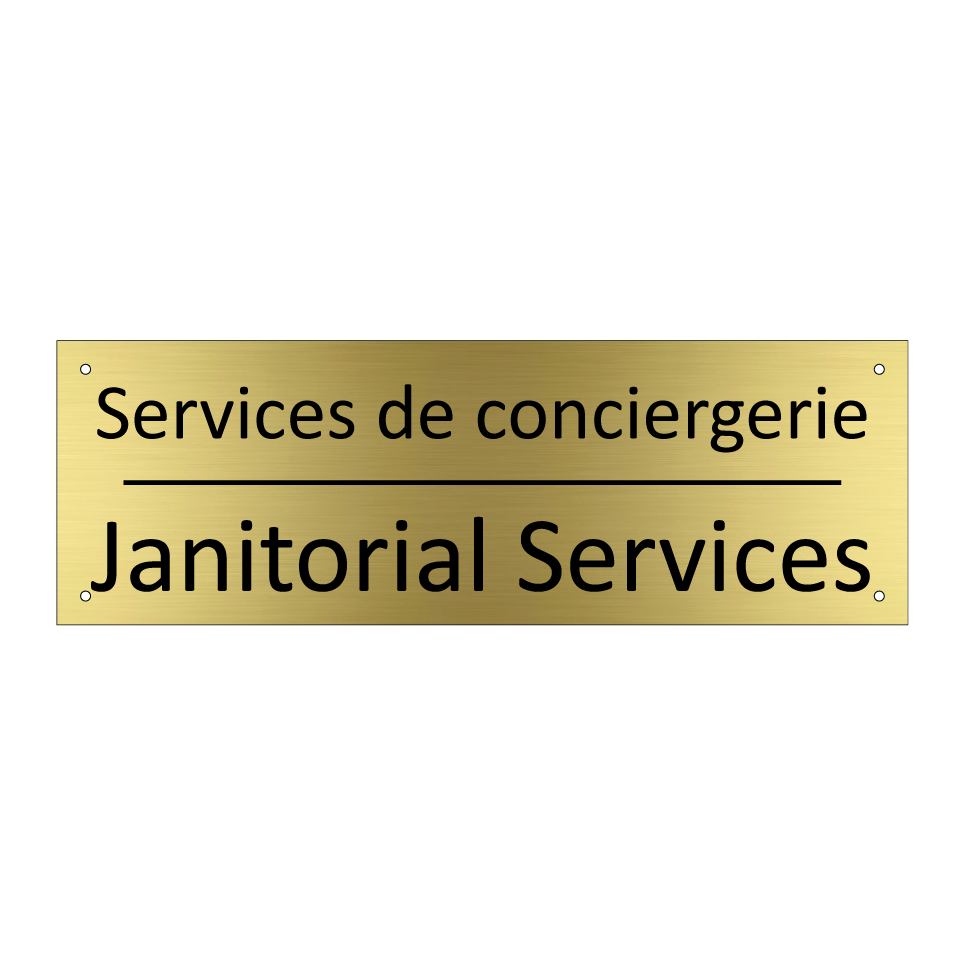 Services de conciergerie - Janitorial Services