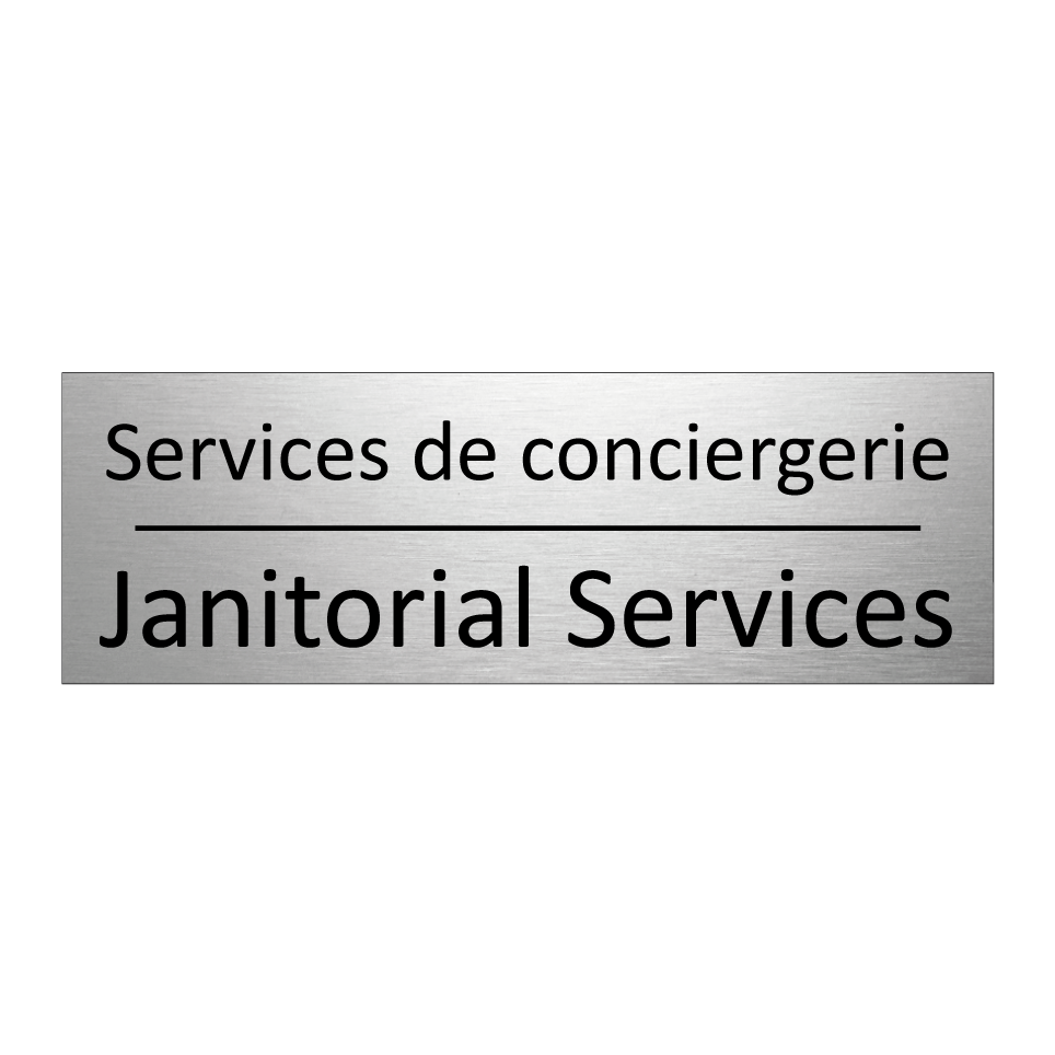Services de conciergerie - Janitorial Services
