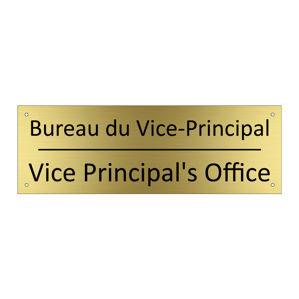 Bureau du Vice-Principal - Vice Principal's Office