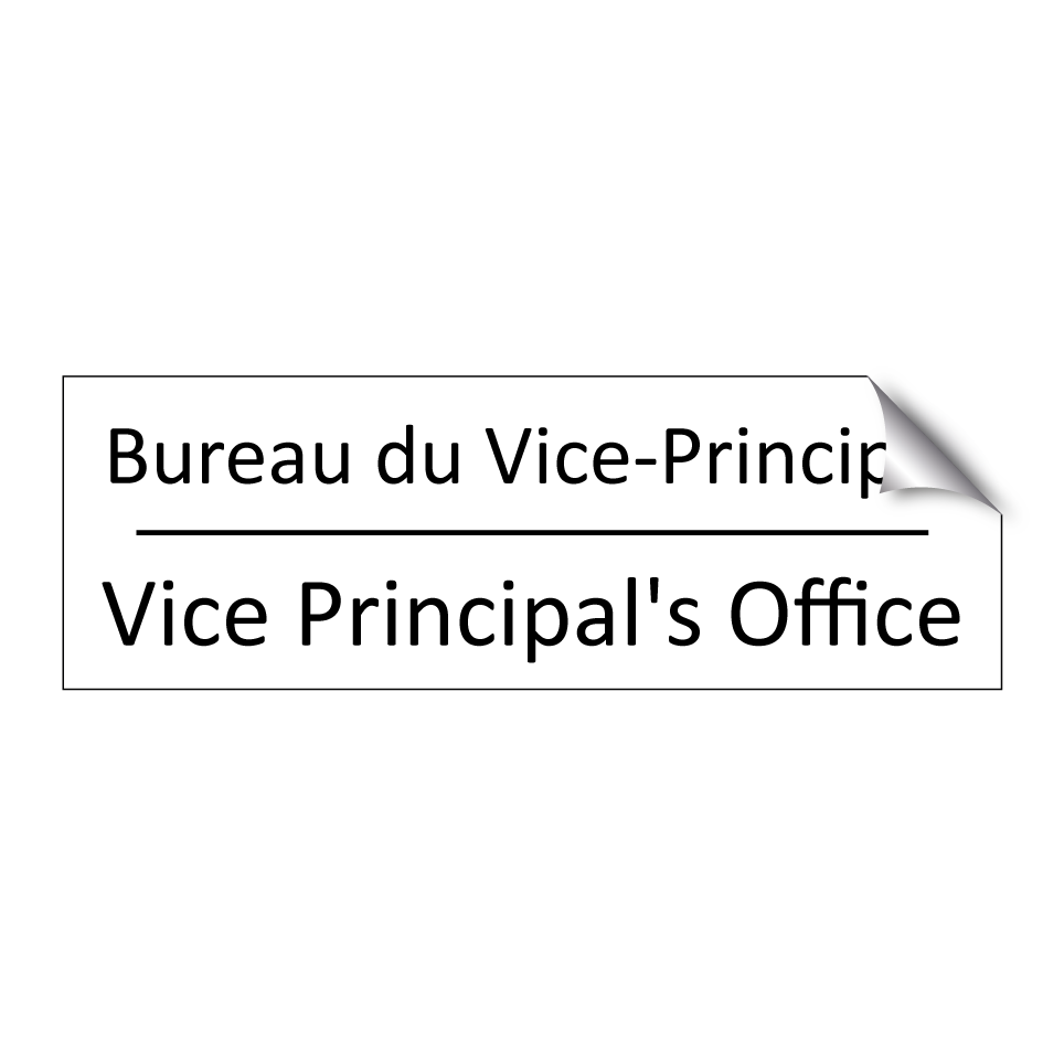 Bureau du Vice-Principal - Vice Principal's Office