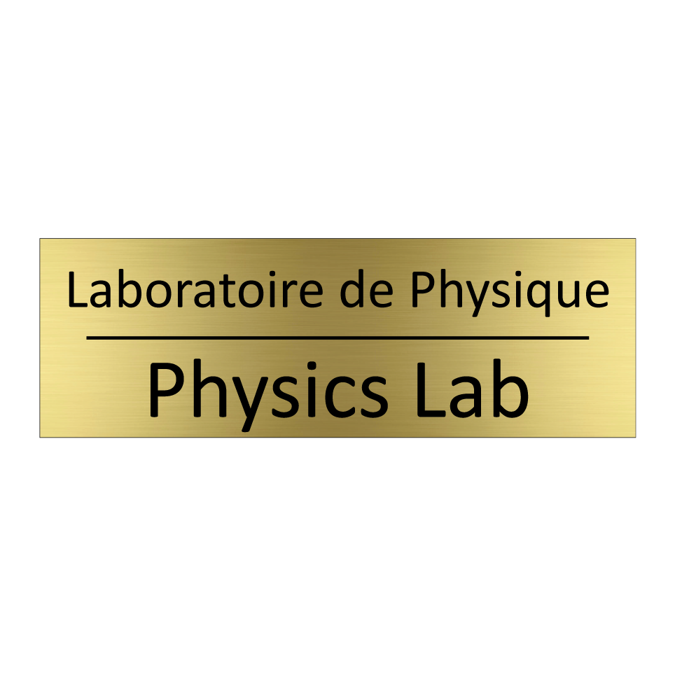 Laboratoire de Physique - Physics Lab