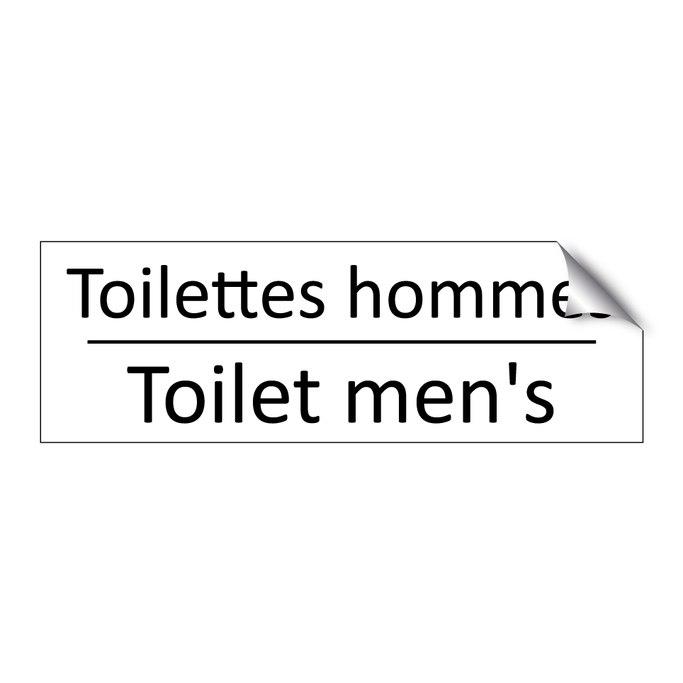 Toilettes hommes - Toilet men's