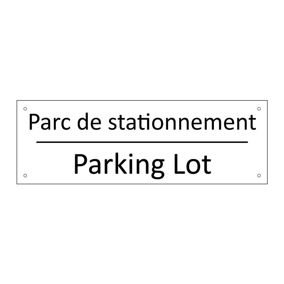 Parc de stationnement - Parking Lot