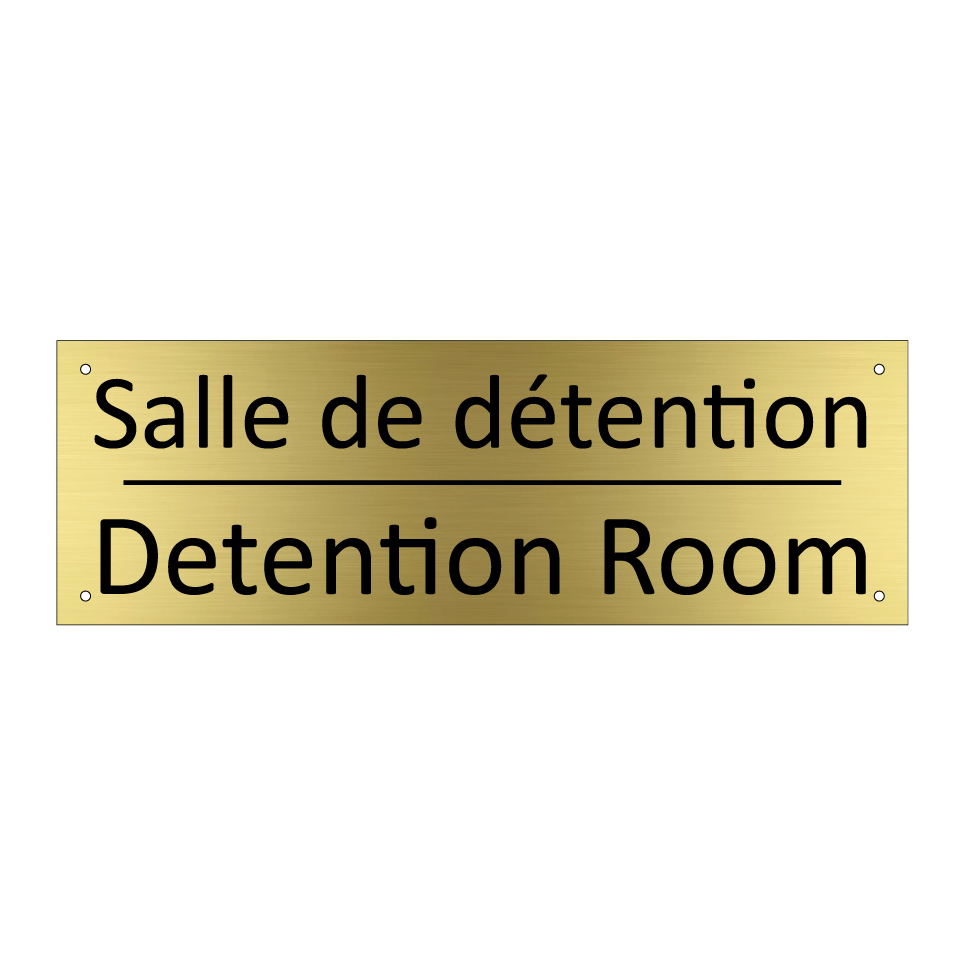 Salle de détention - Detention Room