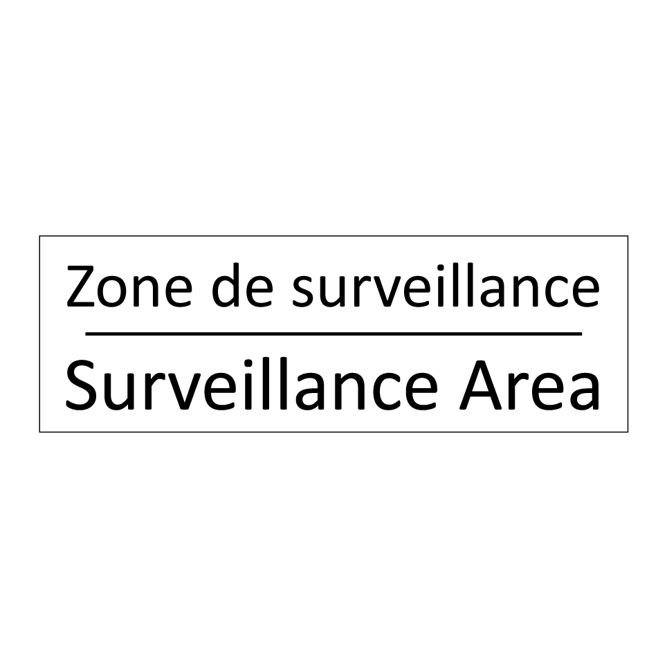 Zone de surveillance - Surveillance Area