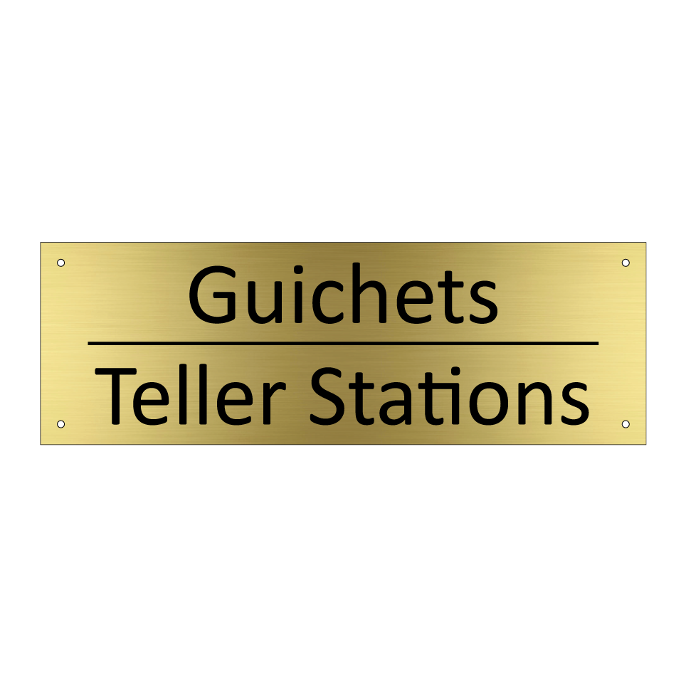 Guichets - Teller Stations