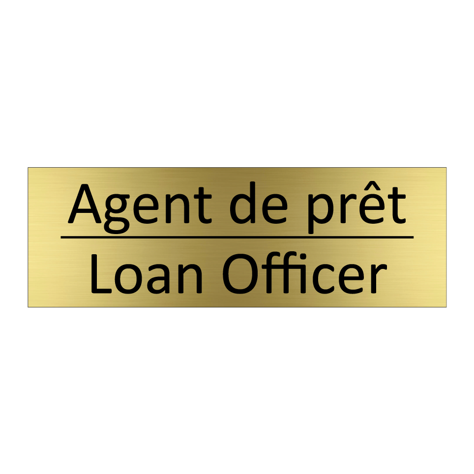 Agent de prêt - Loan Officer