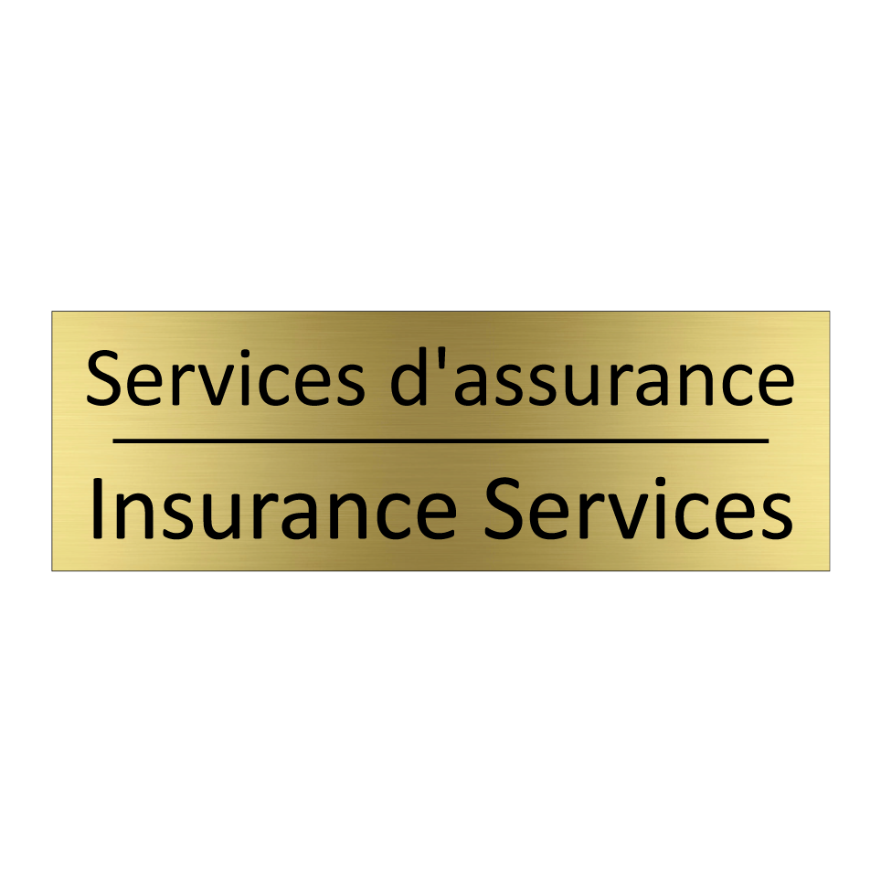 Services d'assurance - Insurance Services