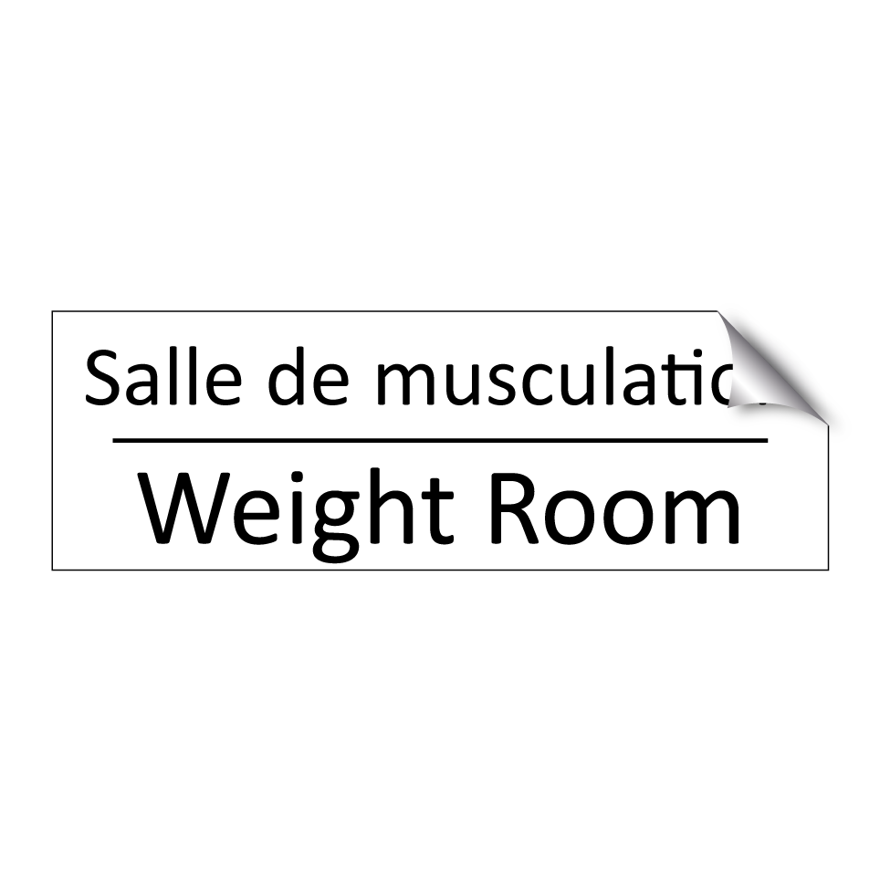 Salle de musculation - Weight Room