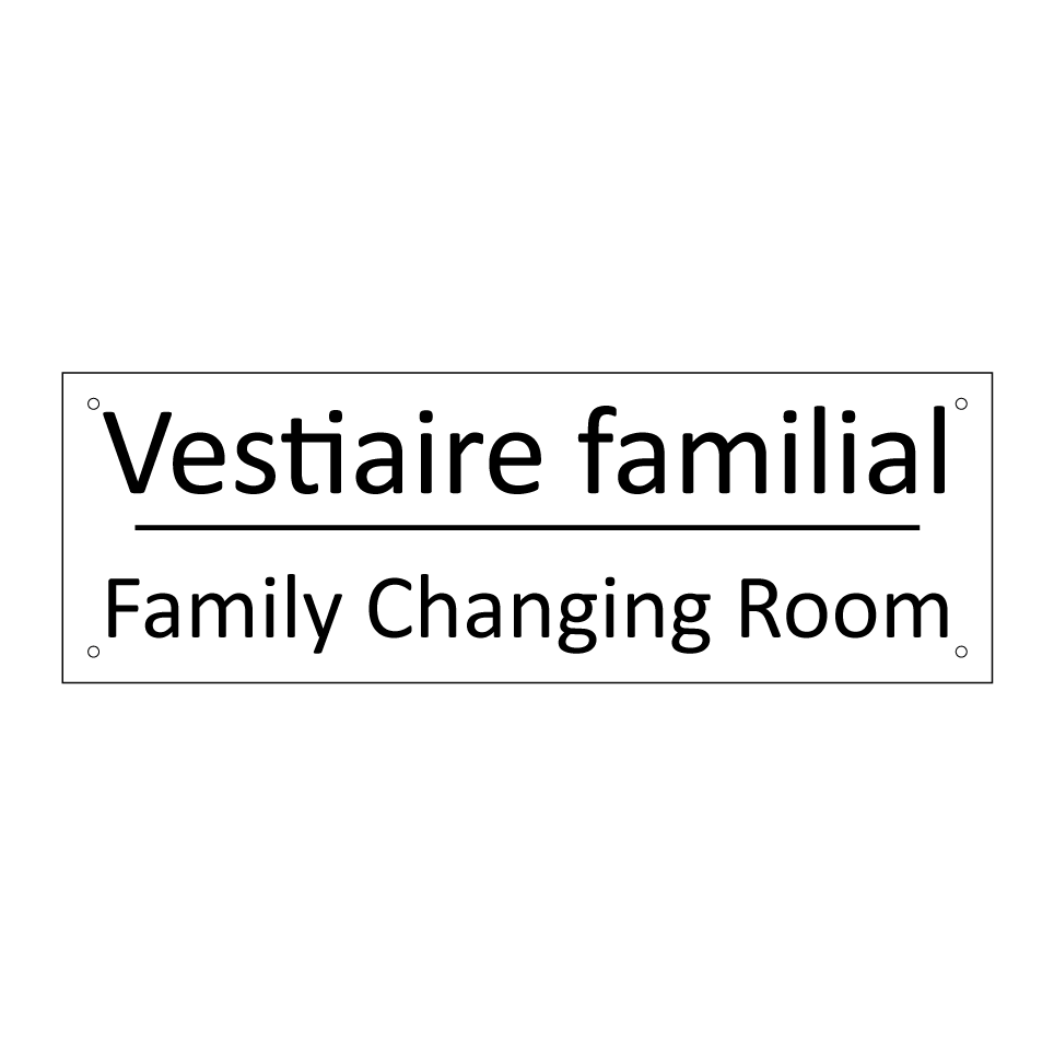 Vestiaire familial - Family Changing Room