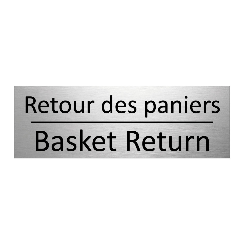Retour des paniers - Basket Return