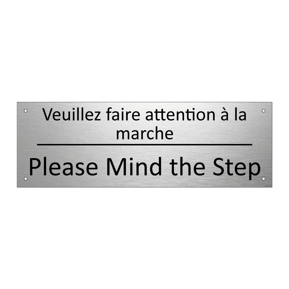 Veuillez faire attention à la  /.../ - Please Mind the Step