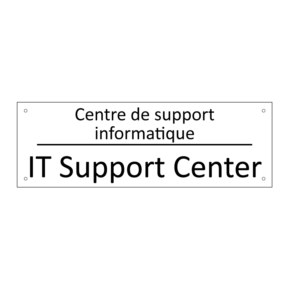 Centre de support informatique - IT Support Center