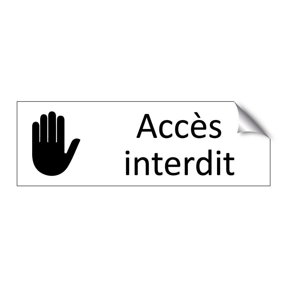 Accès interdit