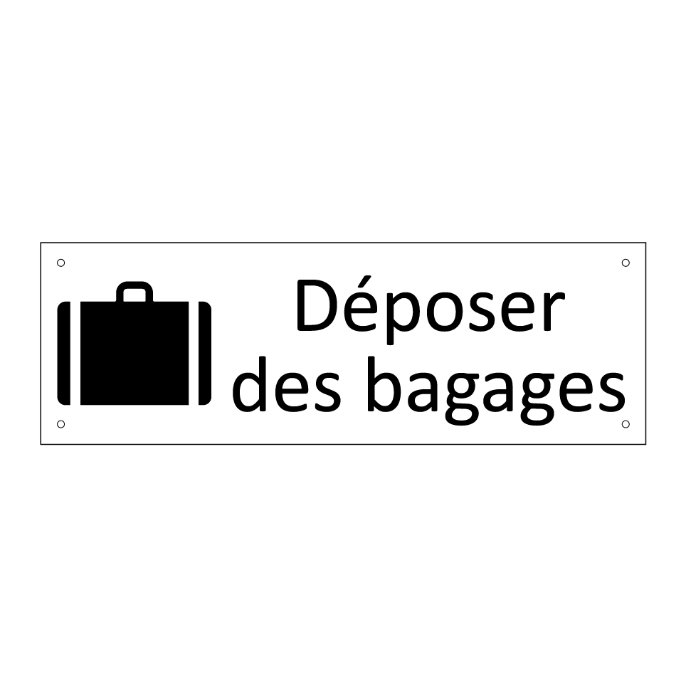 Déposer des bagages