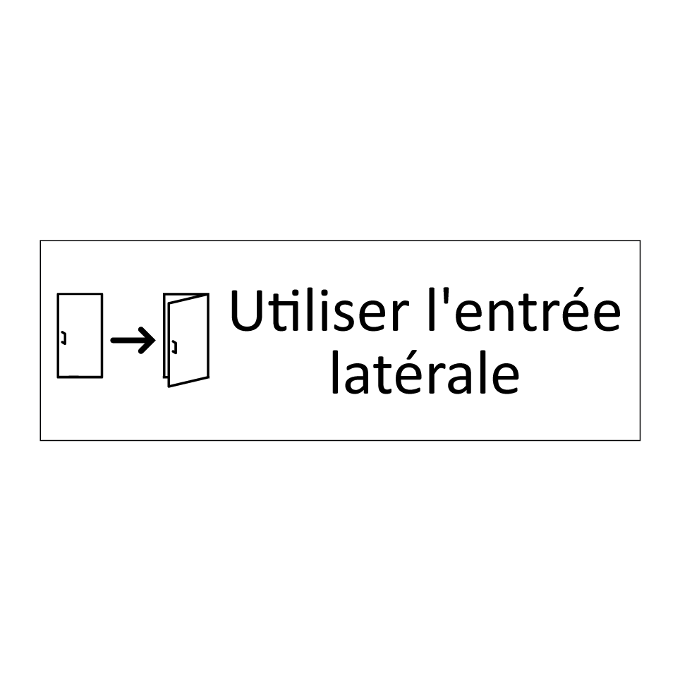 Utiliser l'entrée latérale