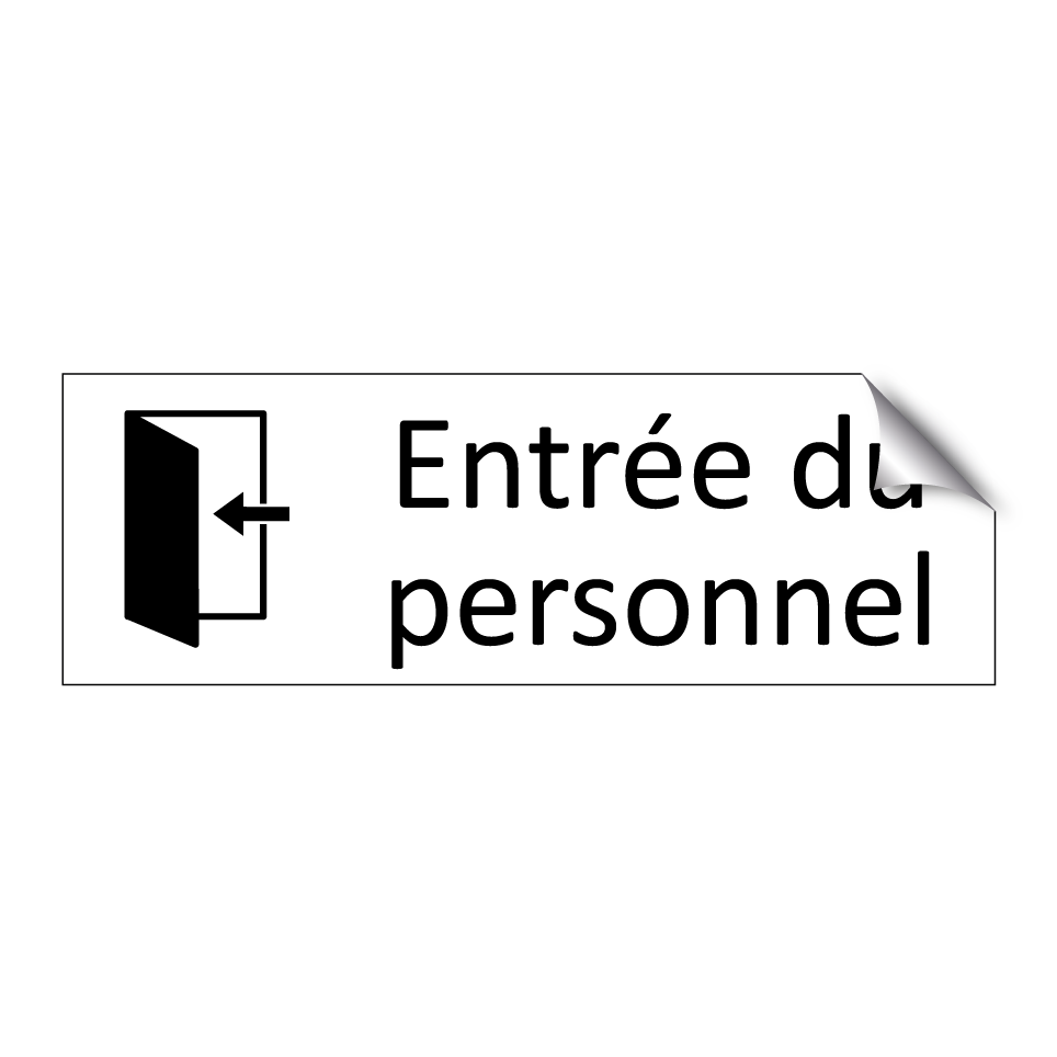 Entrée du personnel