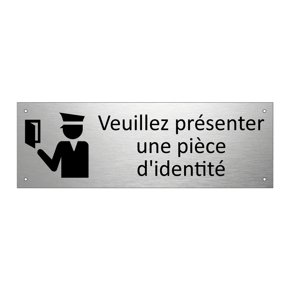 Veuillez présenter une pièce d'identité
