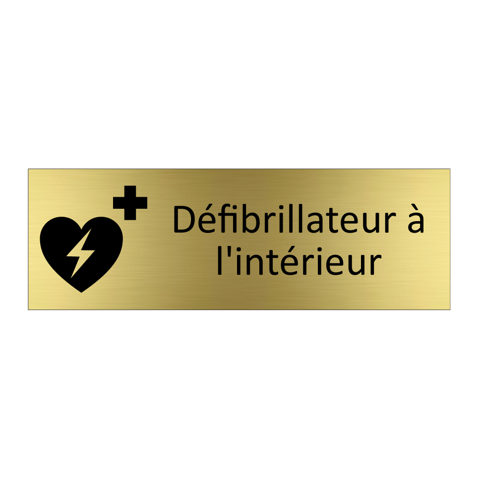 Défibrillateur à l'intérieur