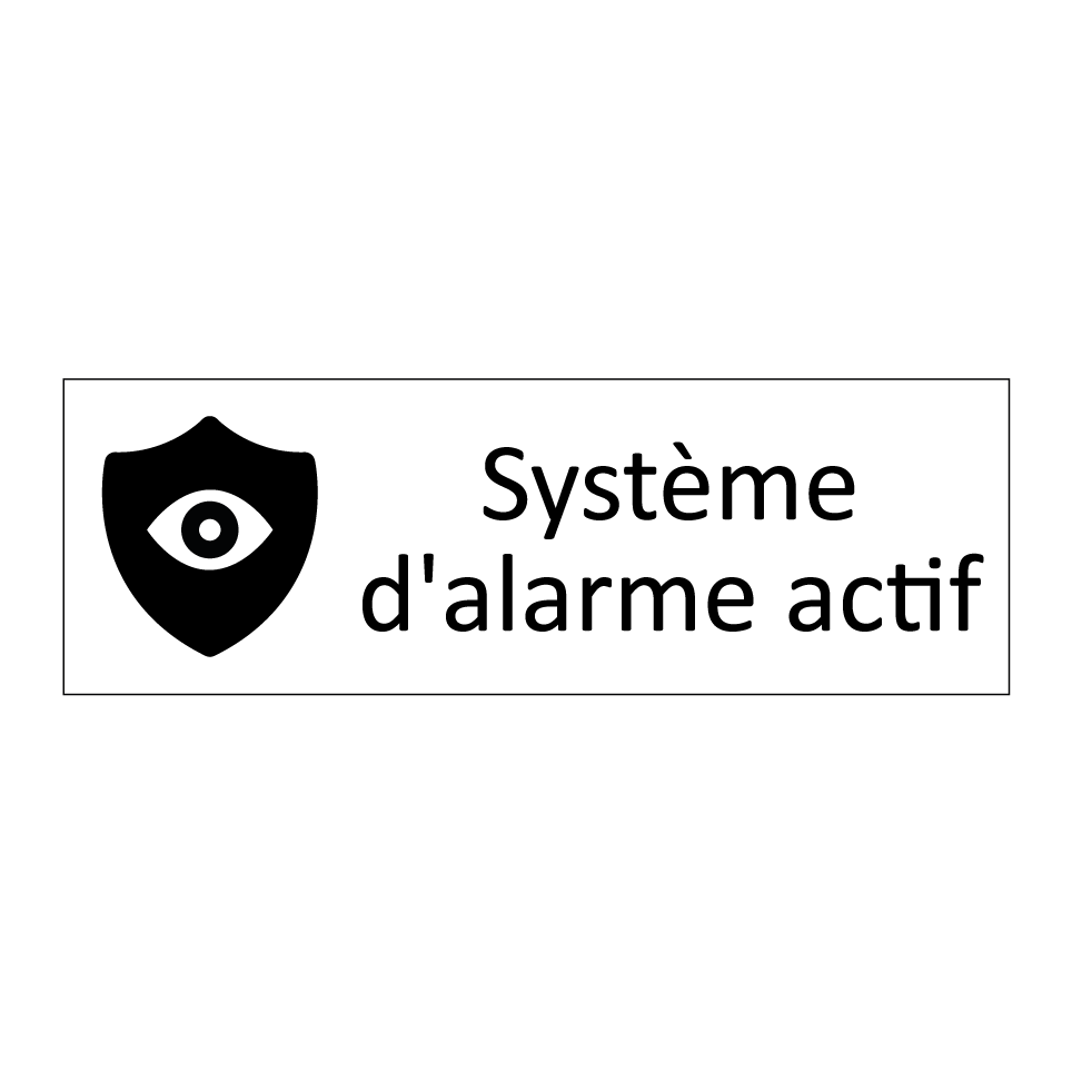 Système d'alarme actif