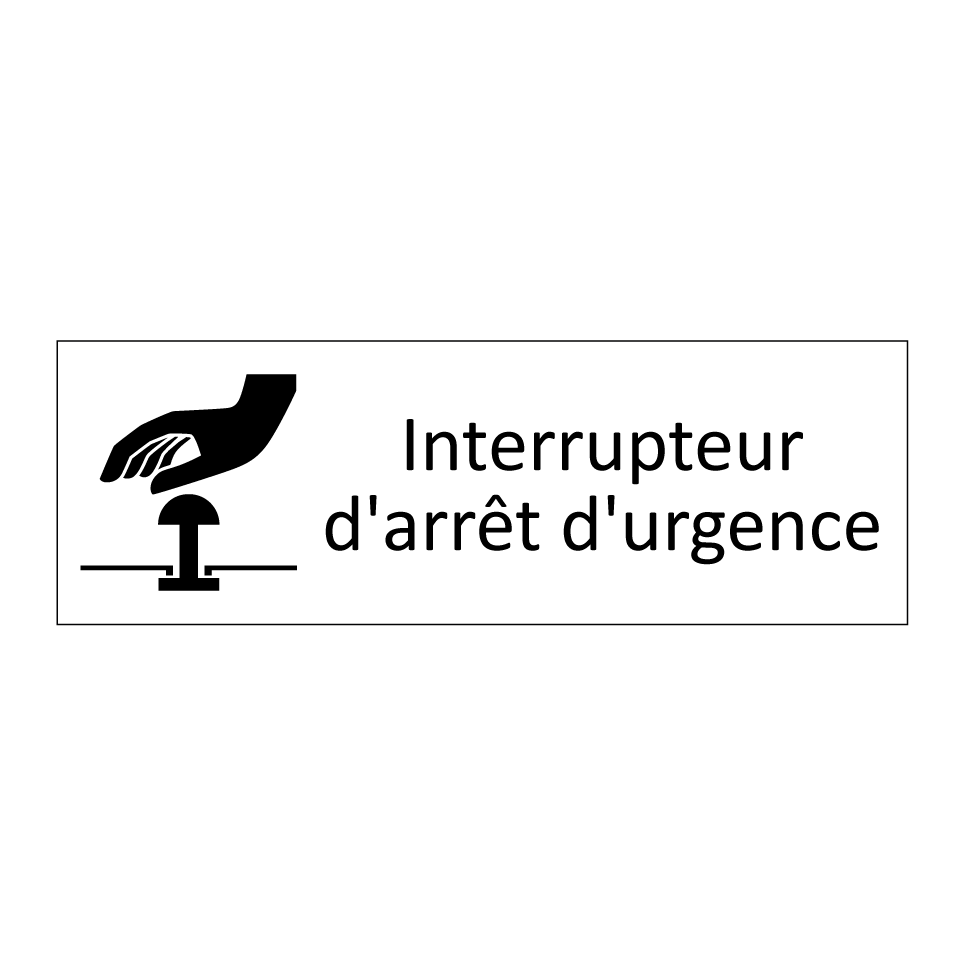 Interrupteur d'arrêt d'urgence
