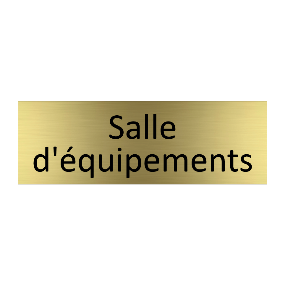 Salle d'équipements