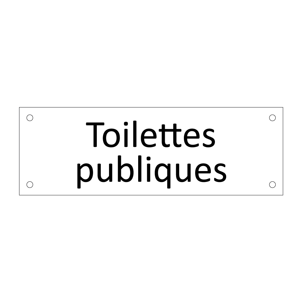 Toilettes publiques