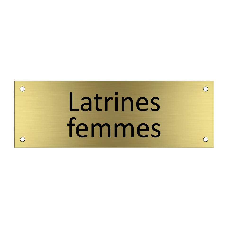 Latrines femmes