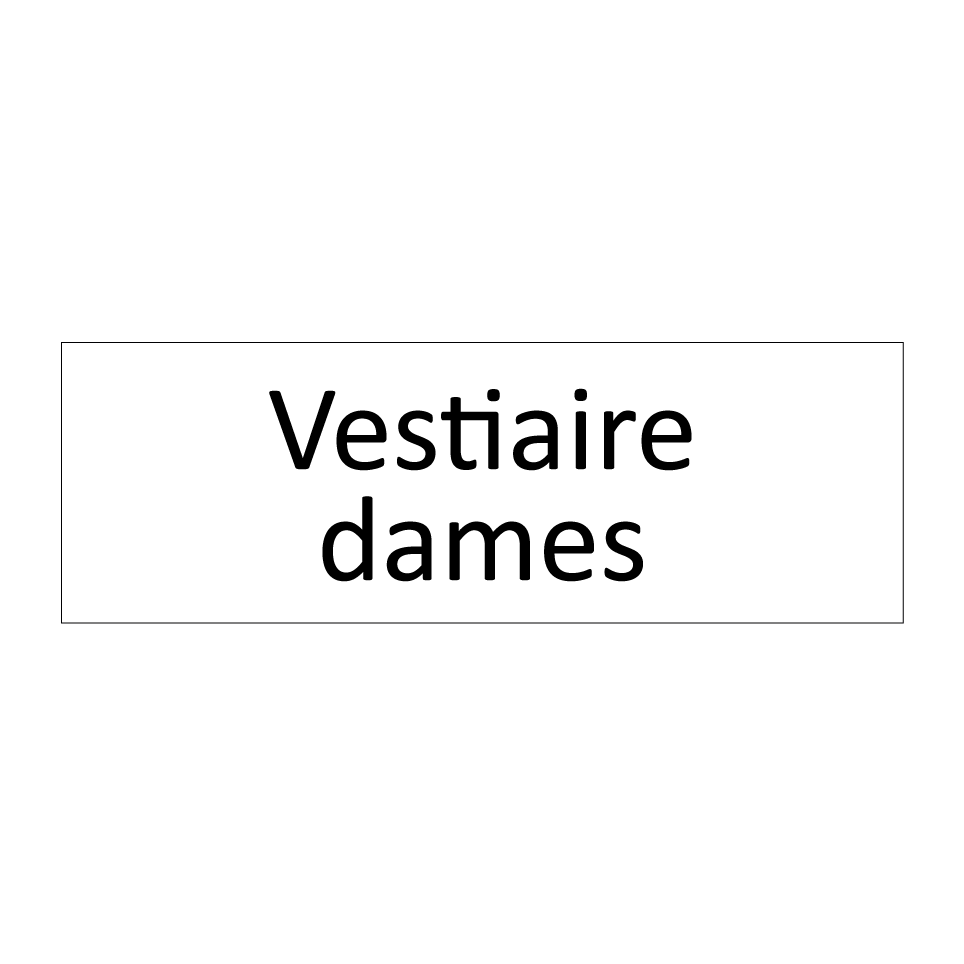 Vestiaire dames