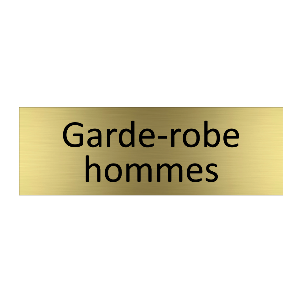 Garde-robe hommes