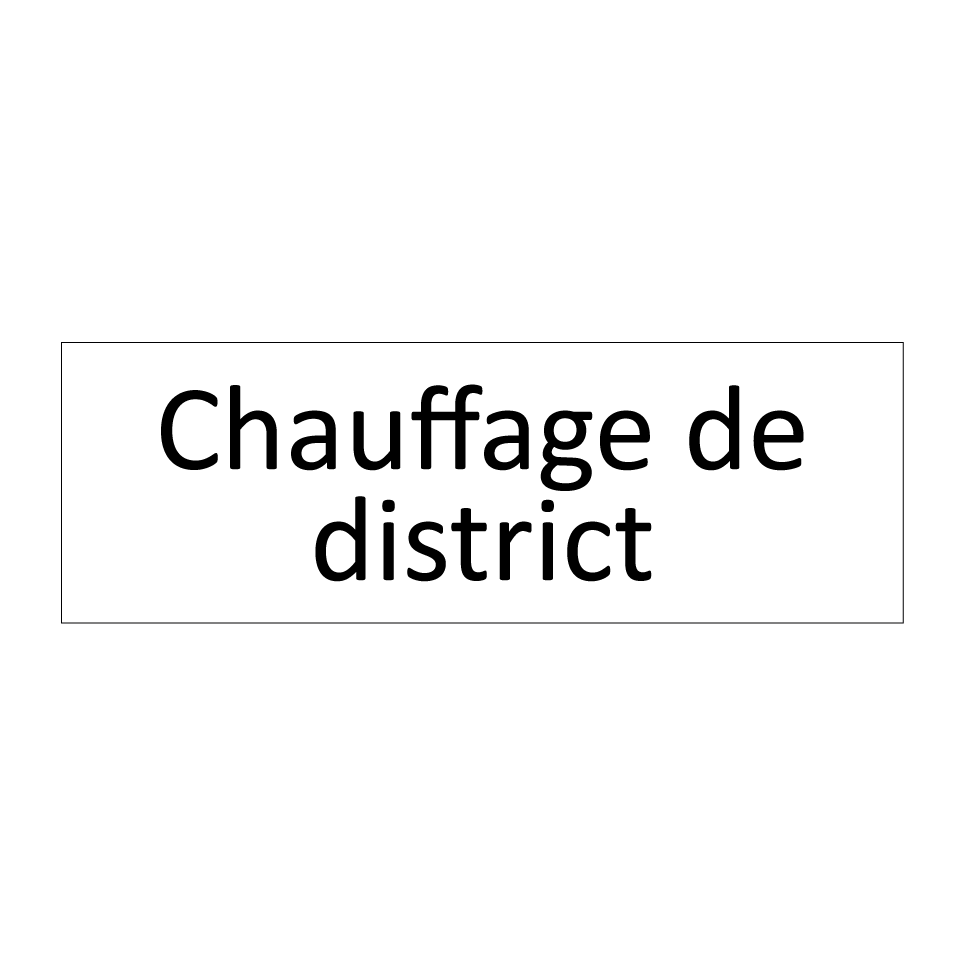 Chauffage de district