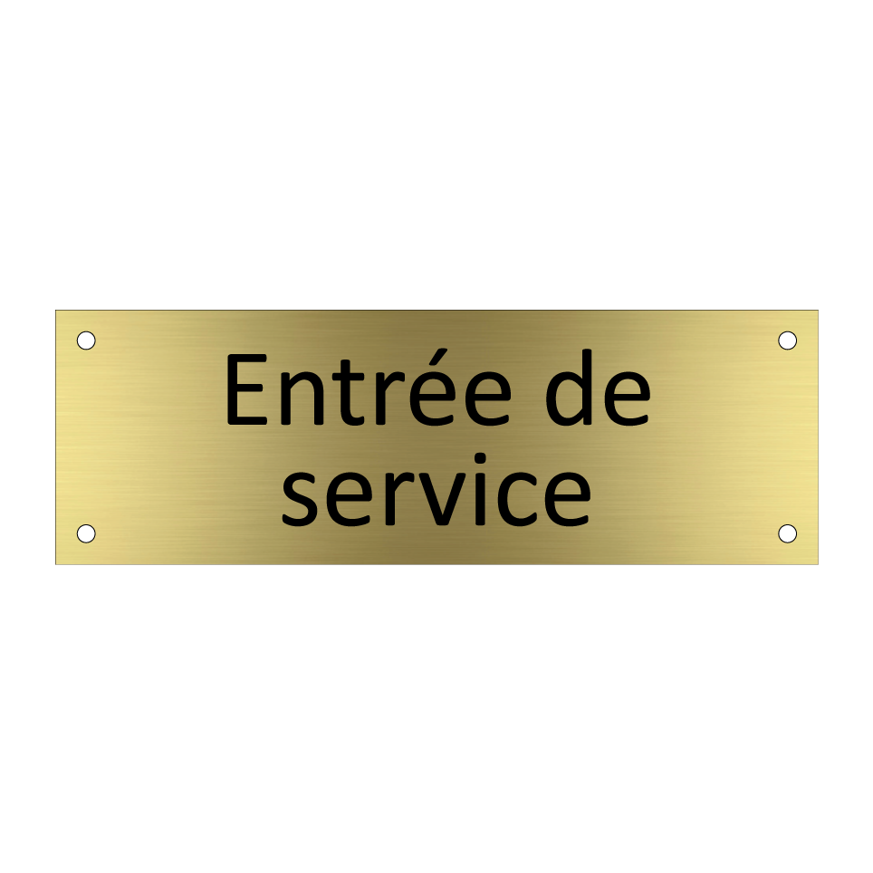 Entrée de service