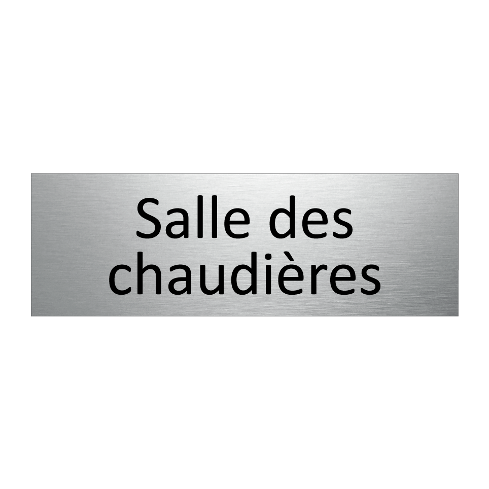 Salle des chaudières