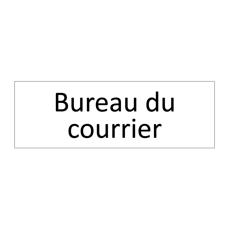 Bureau du courrier