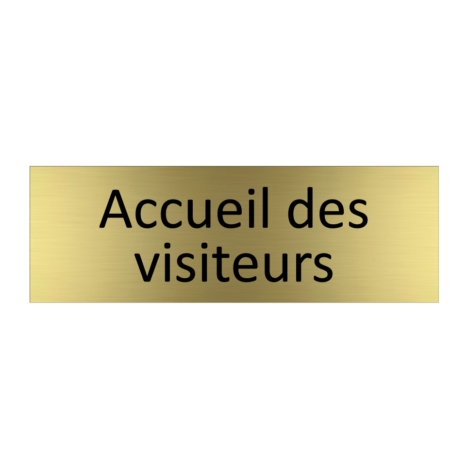 Accueil des visiteurs