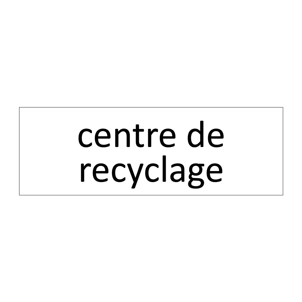 centre de recyclage