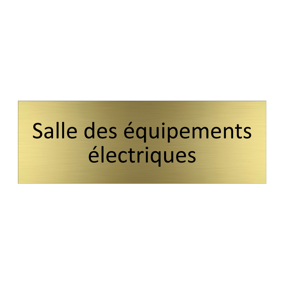 Salle des équipements électriques