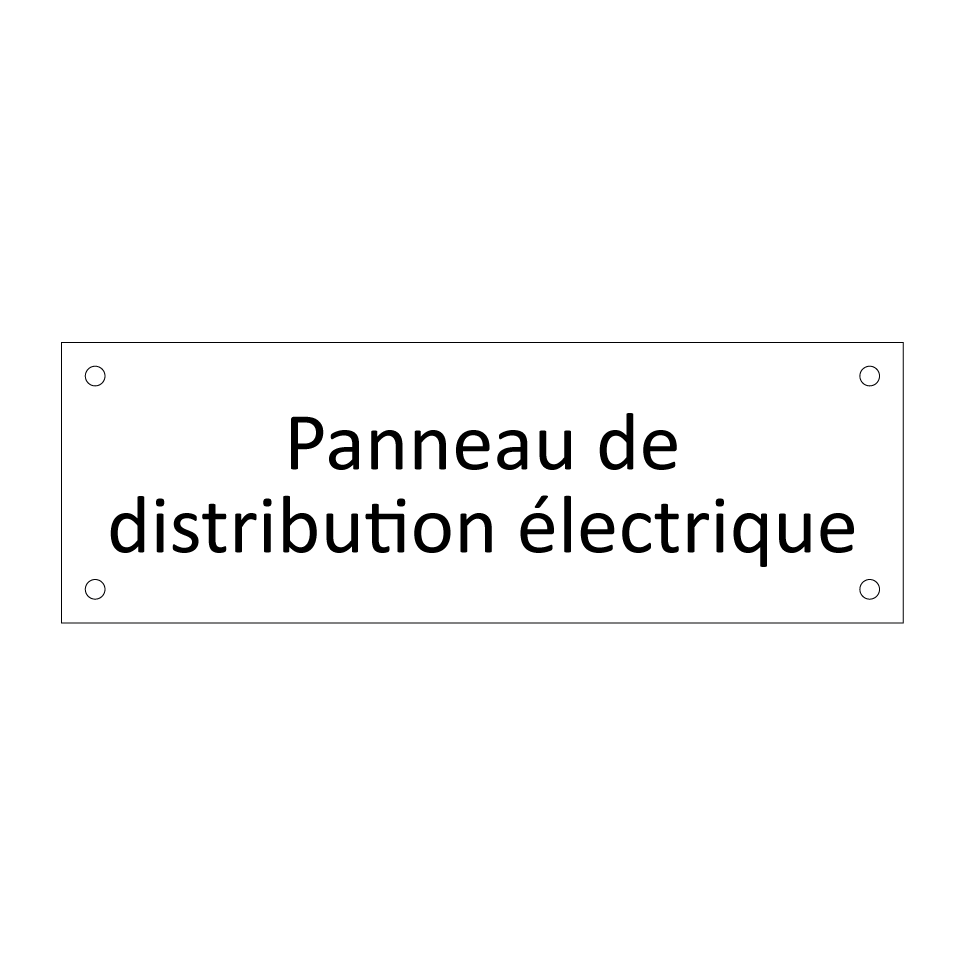 Panneau de distribution électrique